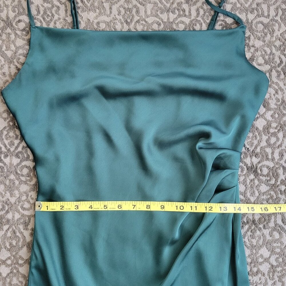 Re:Named Emerald Raya Satin Slip Dress - Picture 9 of 10
